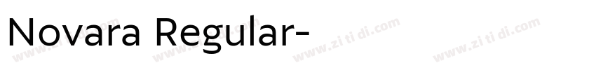 Novara Regular字体转换
